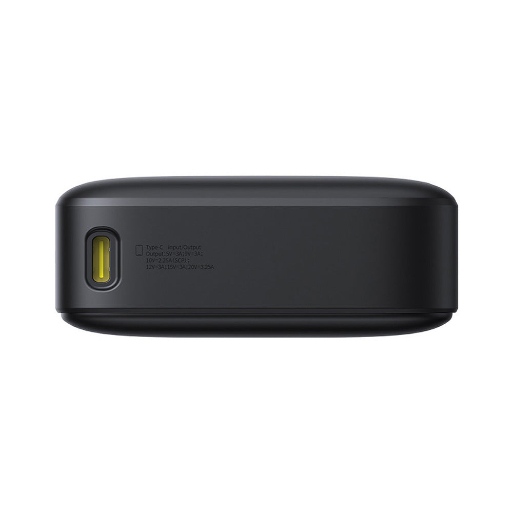 Baseus - Power Bank Free2Pull (P10073700123-00) - with Retractable USB-C Cable, Type-C, Display, 20000mAh, 65W, 0.7m - B