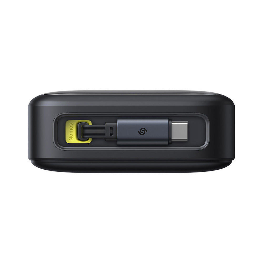 Baseus - Power Bank Free2Pull (P10073700123-00) - with Retractable USB-C Cable, Type-C, Display, 20000mAh, 65W, 0.7m - B