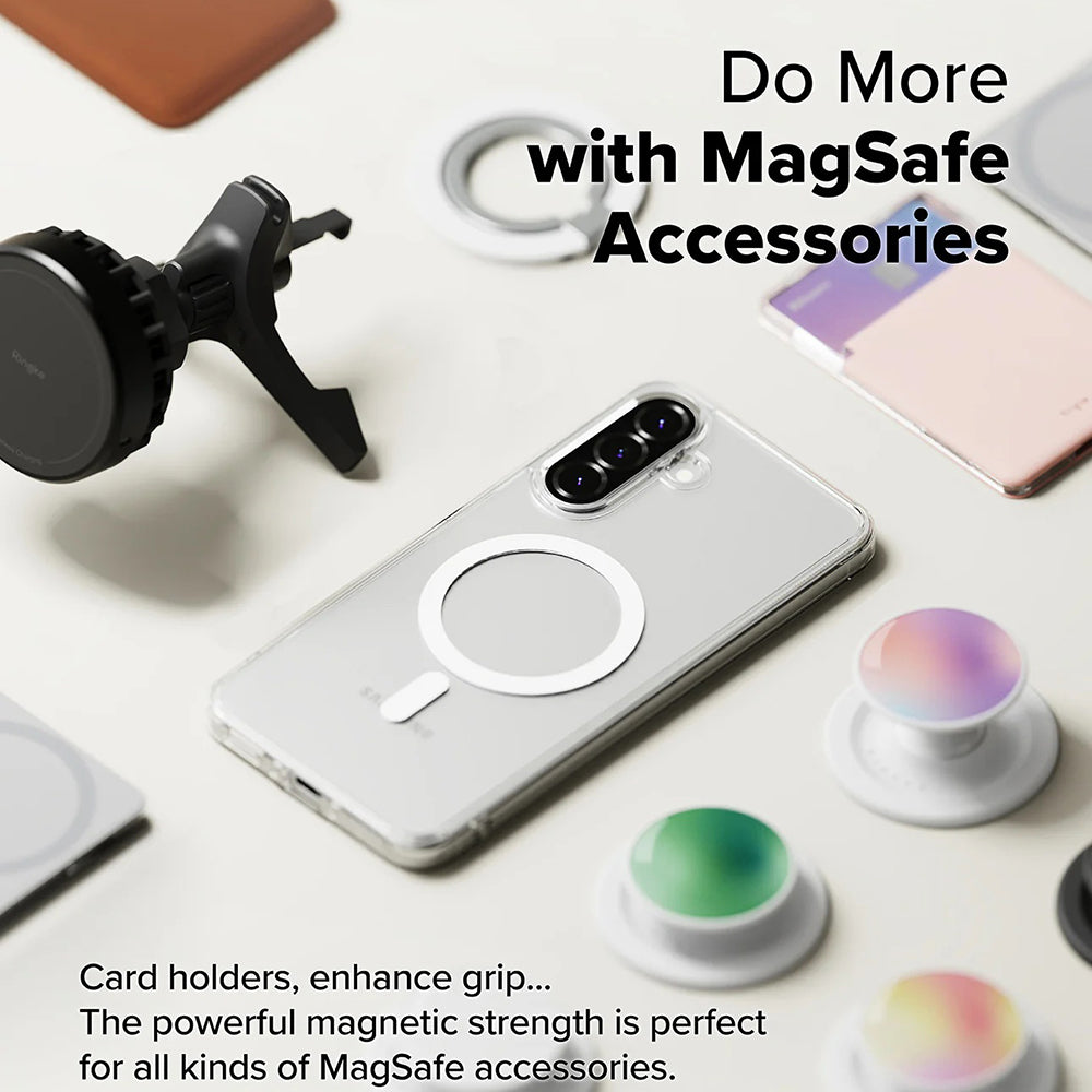 Ringke Husa de protectie Ringke Fusion MagSafe compatibil cu Samsung Galaxy A36 5G / A56 5G, Transparent – imagine 2