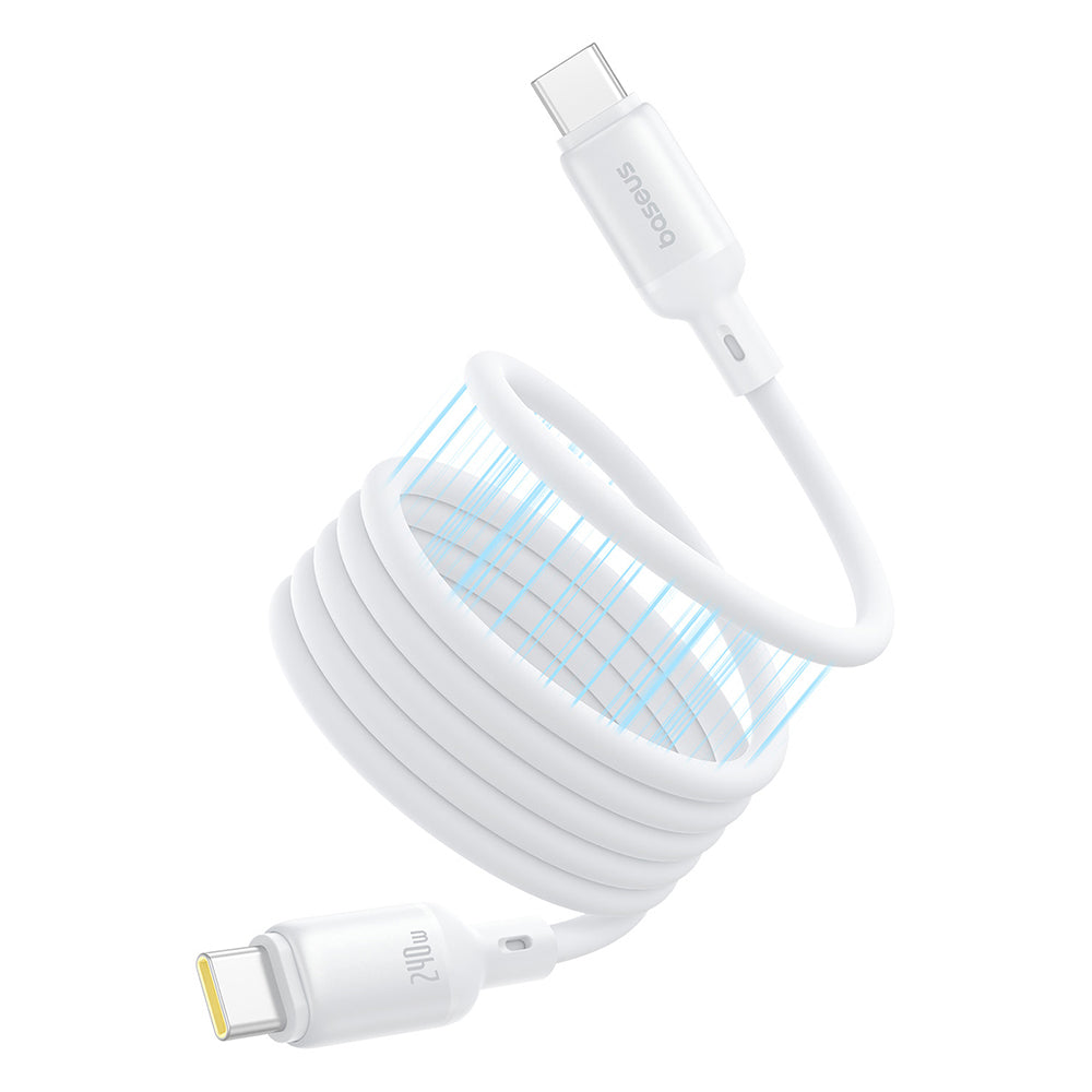 Baseus - Data Cable PicoGo (P10376800211-00) - Magnetic, Type-C to Type-C, 240W, Fast Charging, 480Mbps, Silicone, 1m - 