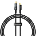 Baseus - Data Cable Explorer (P10319704111-00) - Type-C, Fast Charge, 100W, with Auto Shutdown, Naylon, 2m - Cluster Bla