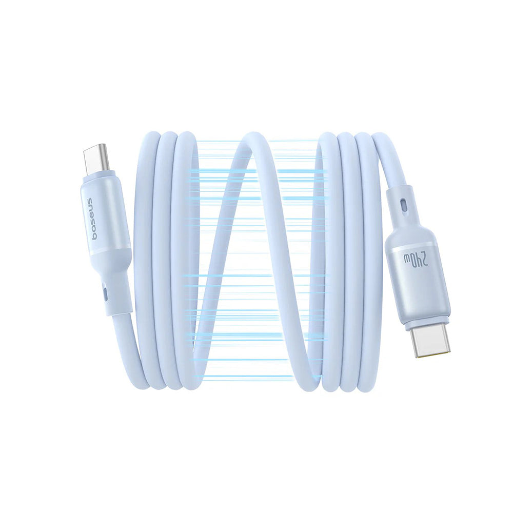 Baseus - Data Cable PicoGo (P10376800311-00) - Magnetic, Type-C to Type-C, 240W, Fast Charging, 480Mbps, Silicone, 1m - 