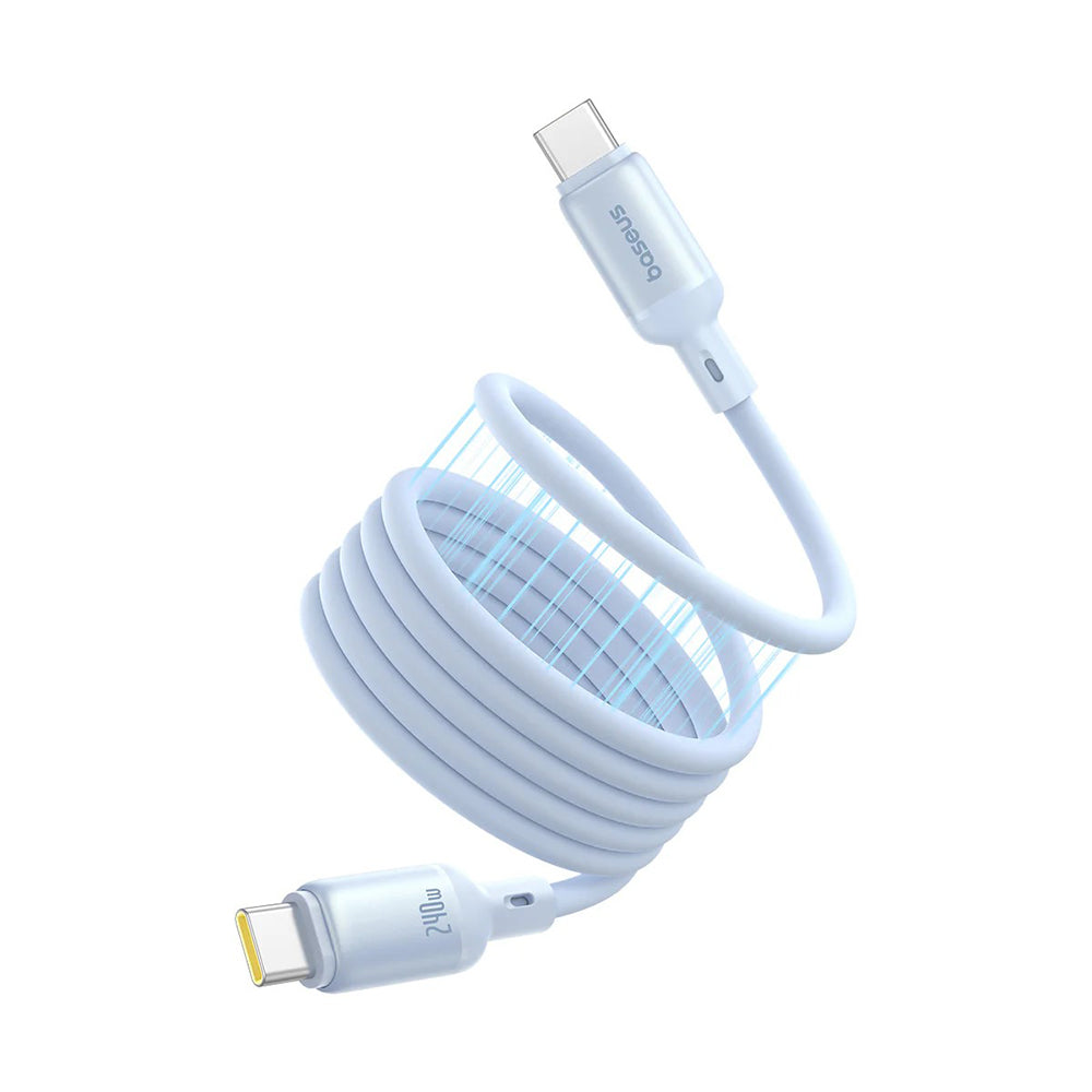 Baseus - Data Cable PicoGo (P10376800311-00) - Magnetic, Type-C to Type-C, 240W, Fast Charging, 480Mbps, Silicone, 1m - 
