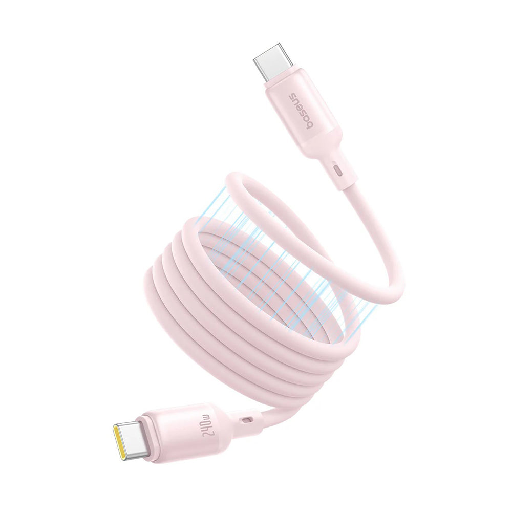 Baseus - Data Cable PicoGo (P10376800411-00) - Magnetic, Type-C to Type-C, 240W, Fast Charging, 480Mbps, Silicone, 1m - 