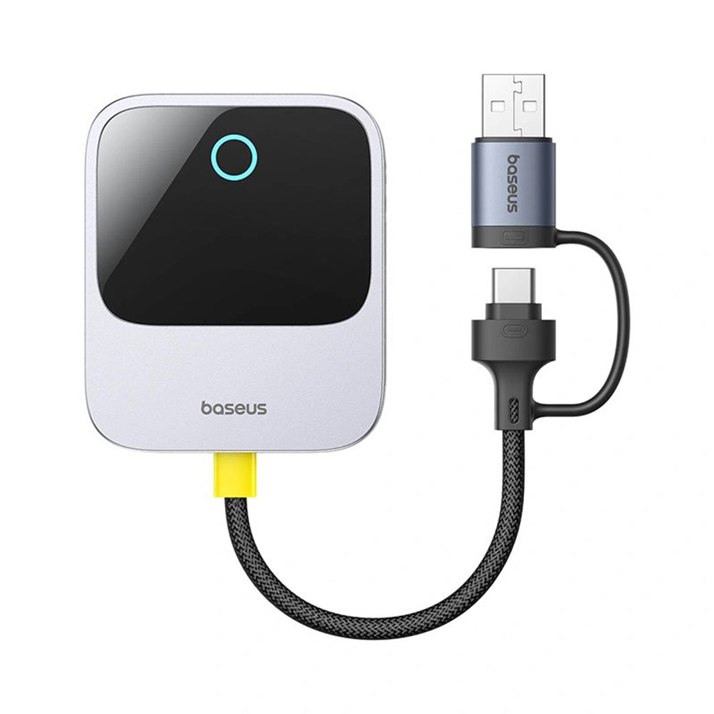 Baseus - CarPlay Adapter Safe Journey Series (C10745100813-00) - with USB-C to USB Cable, Bluetooth 5.0, Voice Control -