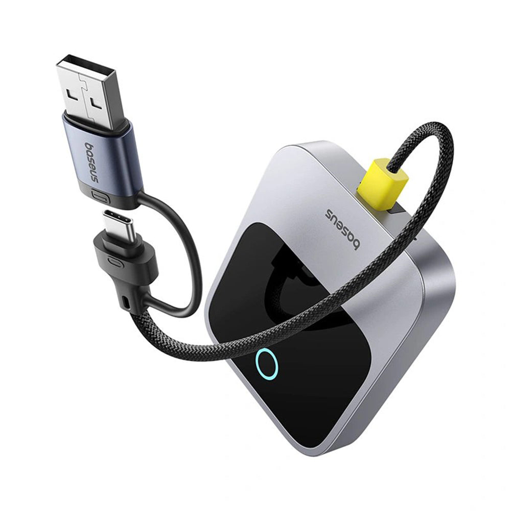 Baseus - CarPlay Adapter Safe Journey Series (C10745100813-00) - with USB-C to USB Cable, Bluetooth 5.0, Voice Control -