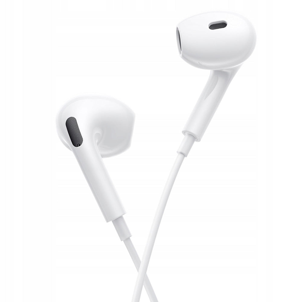 Baseus - Wired Earphones Encok CZ19 (A00182201213-00) - Type-C, 13mm Drivers, 60° Semi-in-Ear, Omni-Directional Mic - Wh