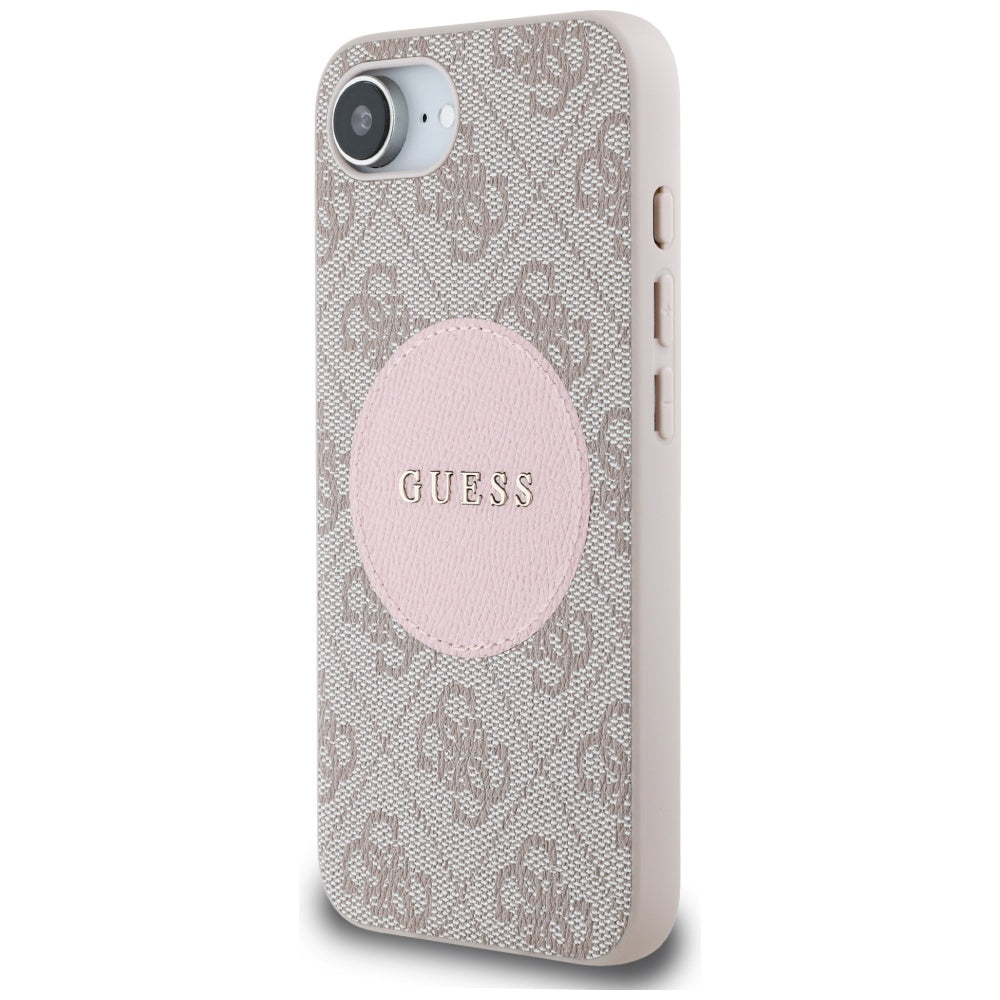 Guess - 4G Circle Classic Logo MagSafe (GUHMPSE4P4PGRSGP) - iPhone 16e / iPhone 17e - Pink