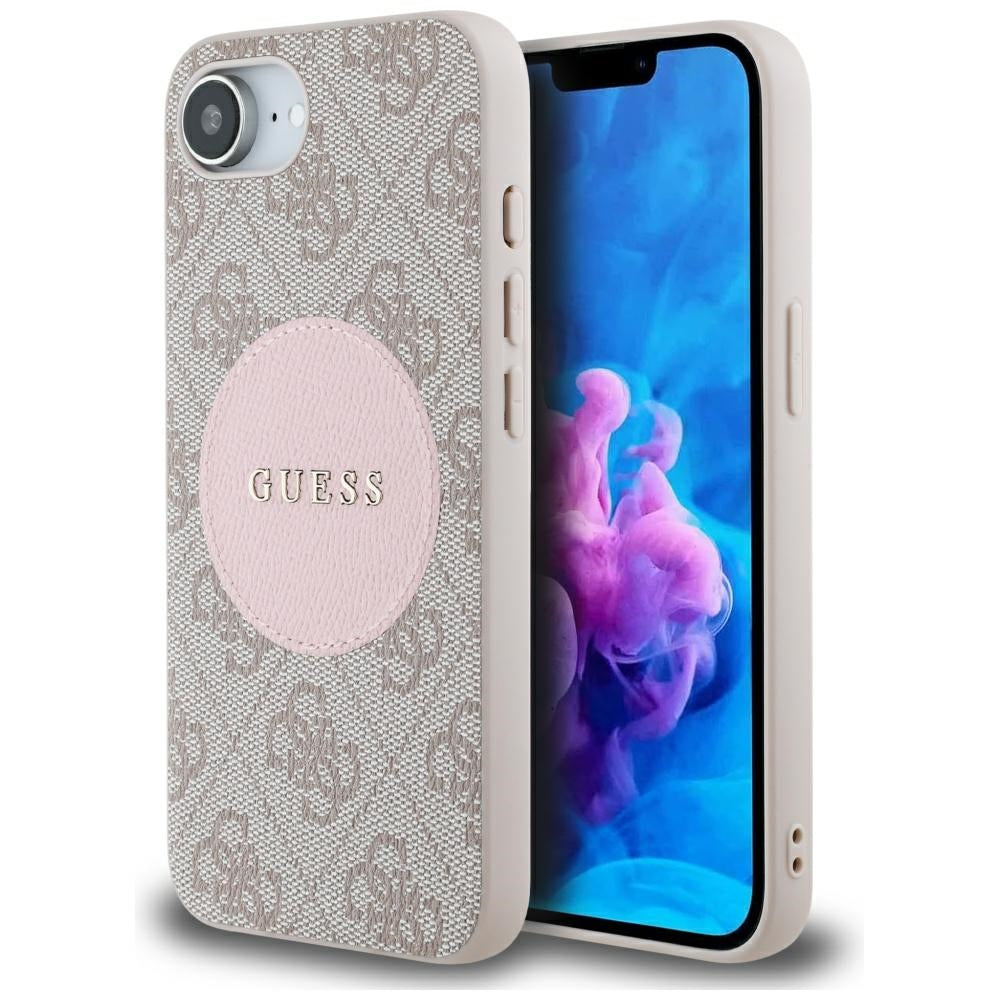 Guess - 4G Circle Classic Logo MagSafe (GUHMPSE4P4PGRSGP) - iPhone 16e / iPhone 17e - Pink
