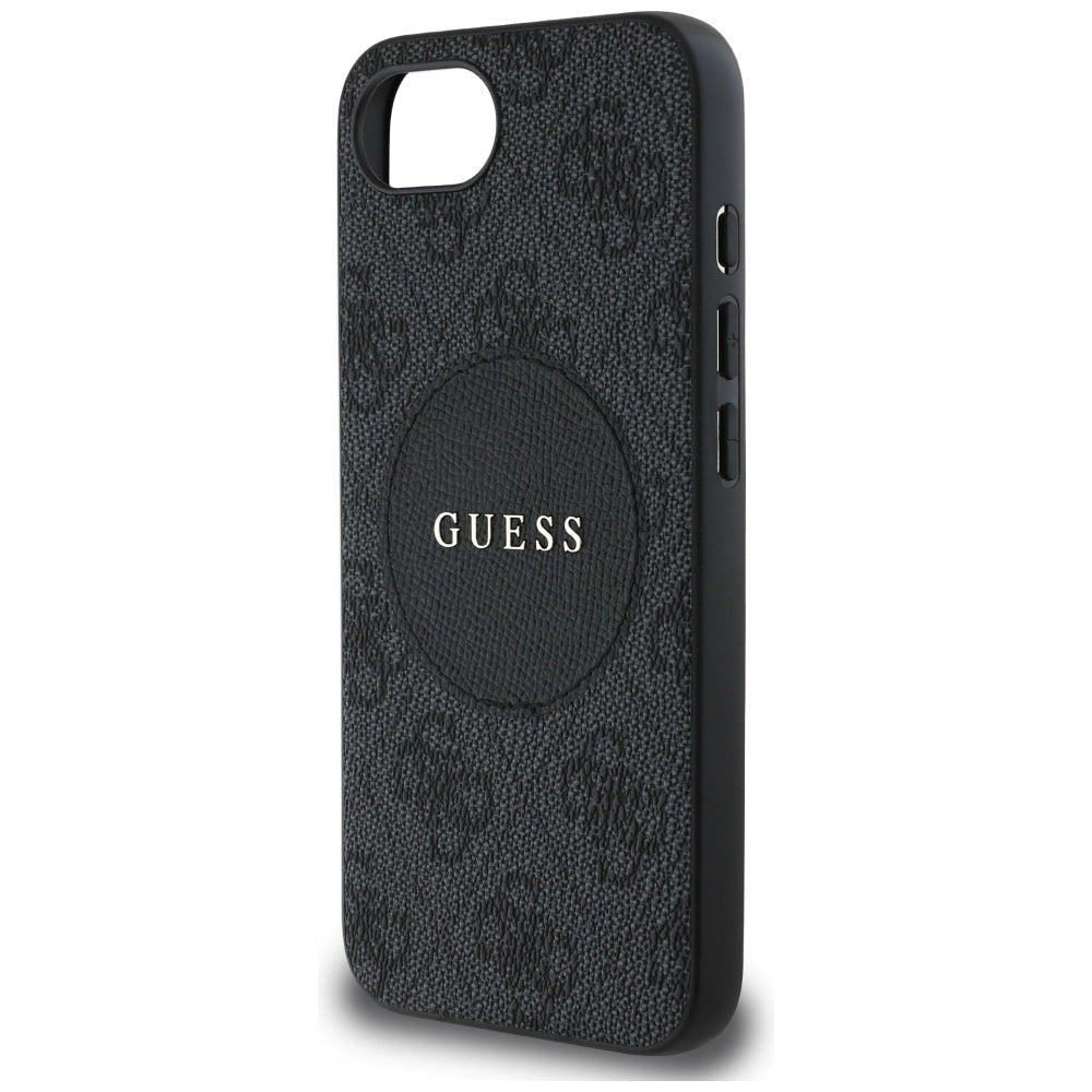 Guess - 4G Circle Classic Logo MagSafe (GUHMPSE4P4PGRSGK) - iPhone 16e / iPhone 17e - Black
