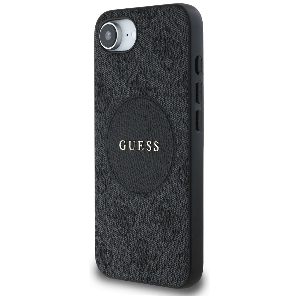 Guess - 4G Circle Classic Logo MagSafe (GUHMPSE4P4PGRSGK) - iPhone 16e / iPhone 17e - Black