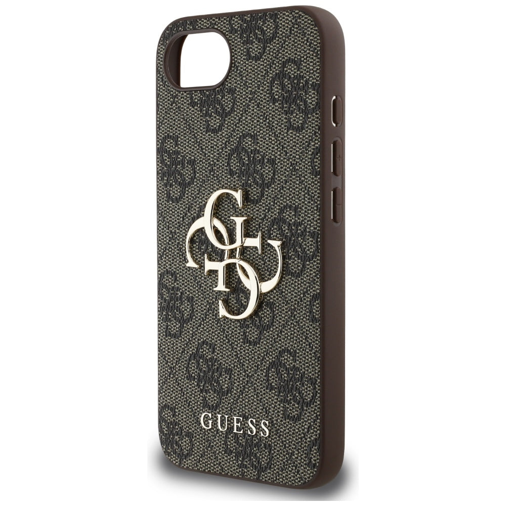Husa pentru iPhone 16e / iPhone 17e - Guess Hardcase 4G Big Logo (GUHCPSE44GMGBR) - Brown