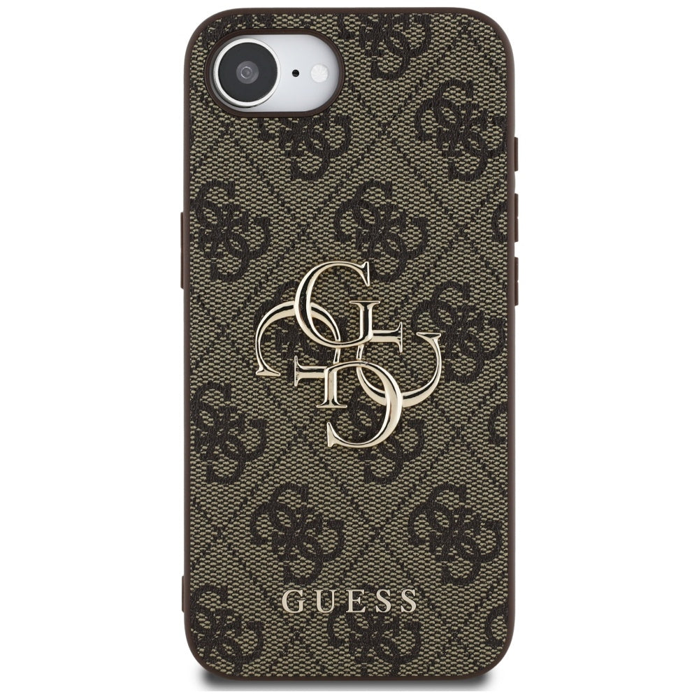 Husa pentru iPhone 16e / iPhone 17e - Guess Hardcase 4G Big Logo (GUHCPSE44GMGBR) - Brown