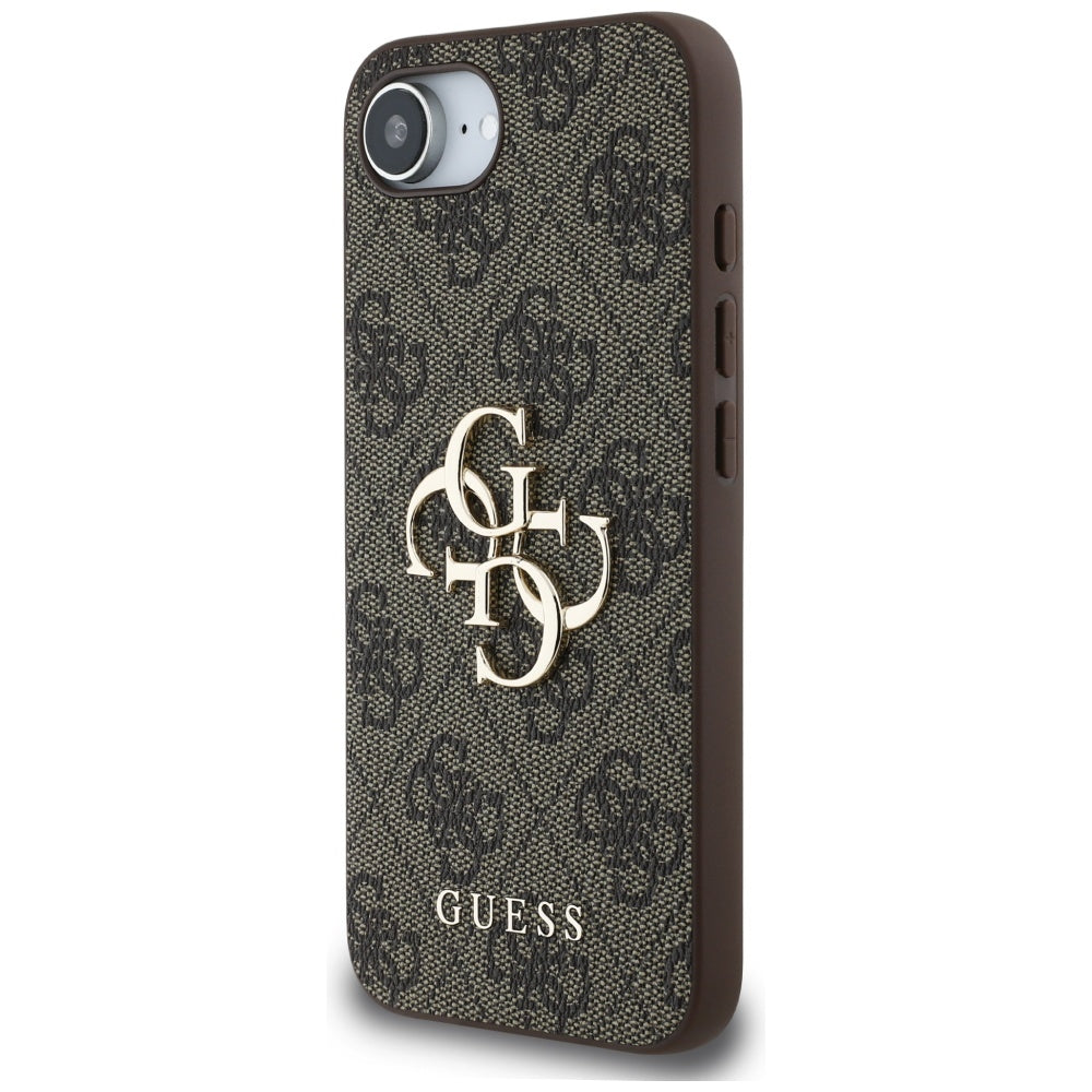 Husa pentru iPhone 16e / iPhone 17e - Guess Hardcase 4G Big Logo (GUHCPSE44GMGGR) - Black