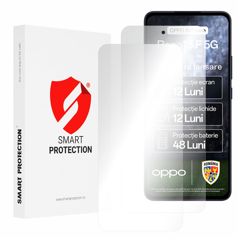 Smart Protection - Premium Classic (2 pack) - Oppo Reno13 F 4G / Reno13 F 5G / Reno13 FS 5G - Clear