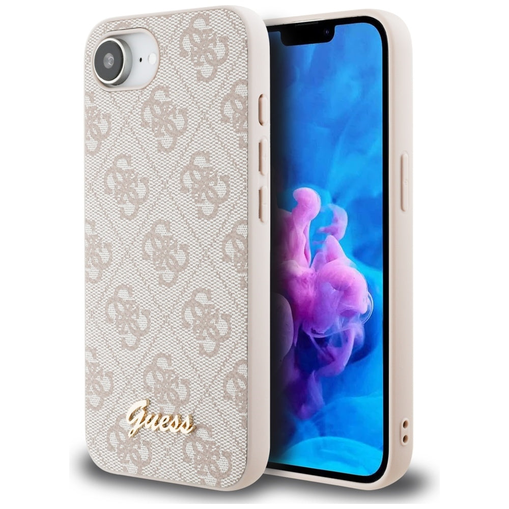 Guess - Hardcase 4G Script Logo (GUHMPSE4HG4SHP) - iPhone 16e / iPhone 17e - Pink