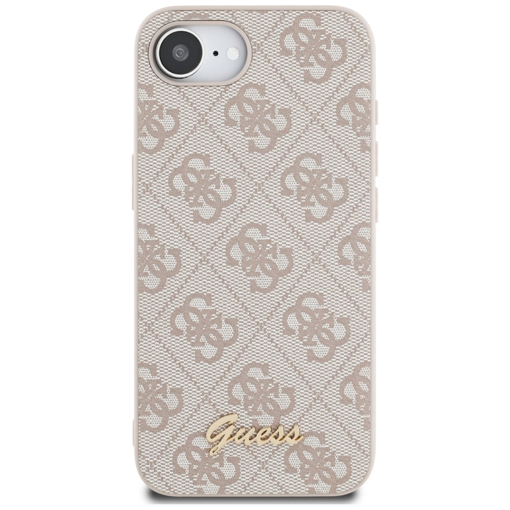 Guess - Hardcase 4G Script Logo (GUHMPSE4HG4SHP) - iPhone 16e / iPhone 17e - Pink