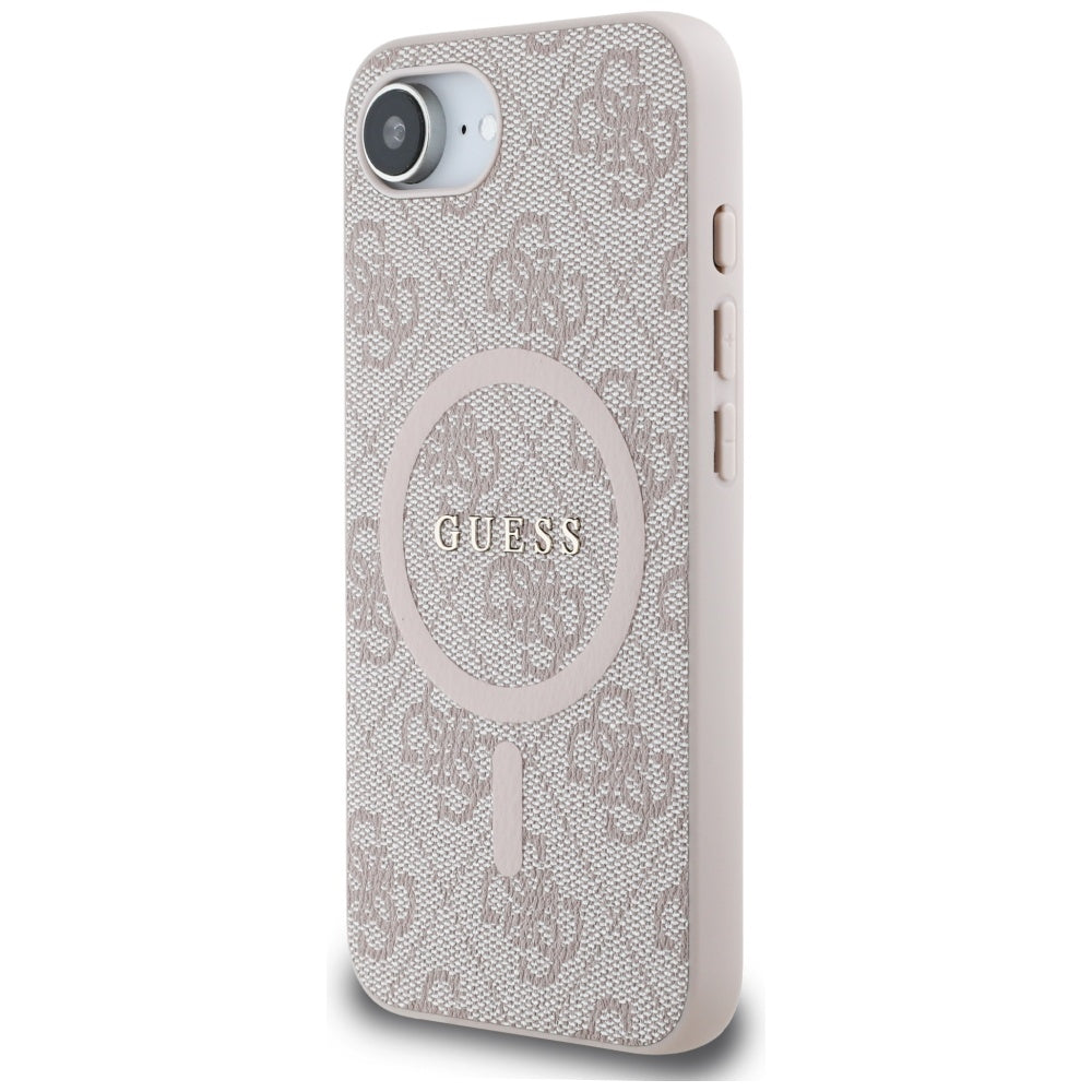 Guess - 4G Ring Classic Logo MagSafe (GUHMPSE4G4GFRP) - iPhone 16e / iPhone 17e - Pink