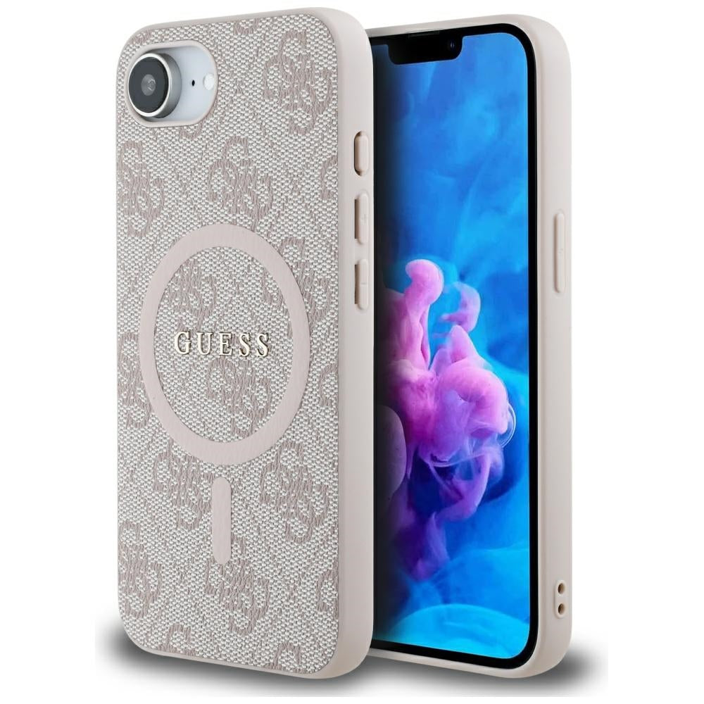 Guess - 4G Ring Classic Logo MagSafe (GUHMPSE4G4GFRP) - iPhone 16e / iPhone 17e - Pink