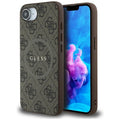 Guess - 4G Ring Classic Logo MagSafe (GUHMPSE4G4GFRW) - iPhone 16e / iPhone 17e - Brown
