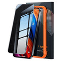 Torras - GlassGo Epic Privacy - iPhone 15 Pro Max - Black