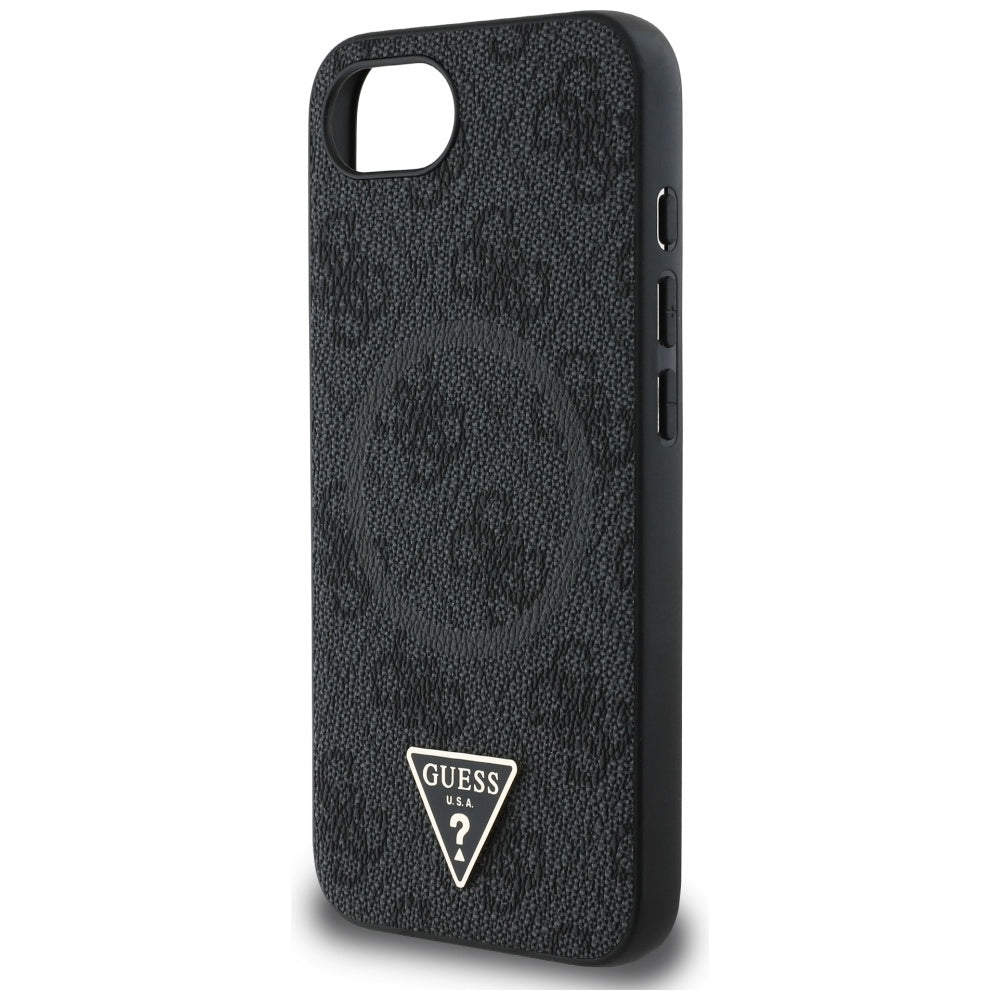 Guess - 4G Ring Triangle Logo MagSafe (GUHMPSE4P4TDPK) - iPhone 16e / iPhone 17e - Black