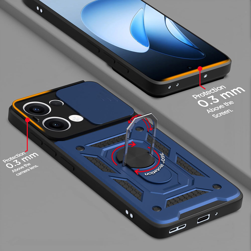 Techsuit - CamShield Series - Oppo Reno13 - Rose Gold