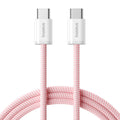 Baseus - Data Cable Dynamic 4 Series (P10381400411-00) - Type-C, Fast Charge, 100W, 480Mbps, Smart Chip, 1m - Pink