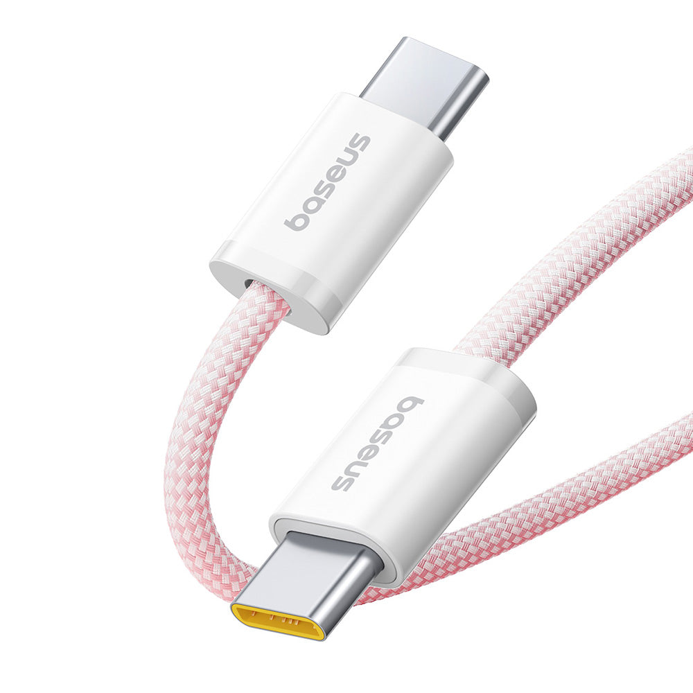 Baseus - Data Cable Dynamic 4 Series (P10381400411-00) - Type-C, Fast Charge, 100W, 480Mbps, Smart Chip, 1m - Pink