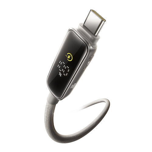 Baseus - Data Cable Vipow (P10381802851-00) - Type-C, Fast Charging, Display, Sleep Mode, 100W, 1m - Galaxy Natural Tita