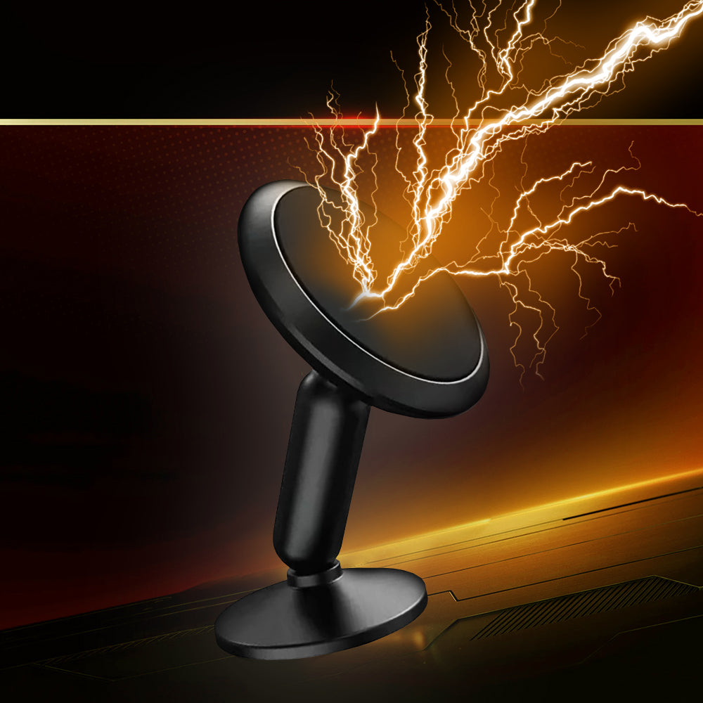 Techsuit - Premium Car Holder TinyGrip (S11) - Strong N52 Magnets, Universal Magnetic Mount, 360° Rotation, with 3M Meta