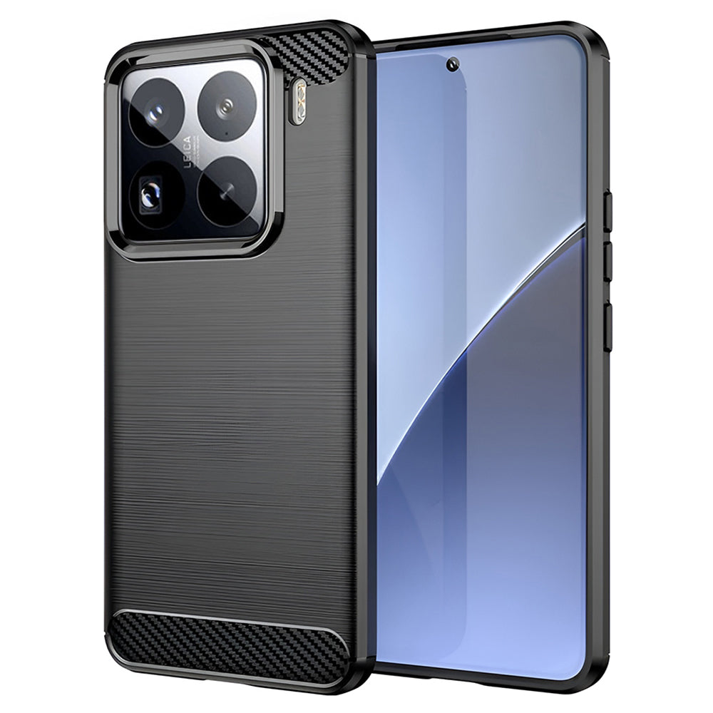 Techsuit - Carbon Silicone - Xiaomi 15 Pro - Black