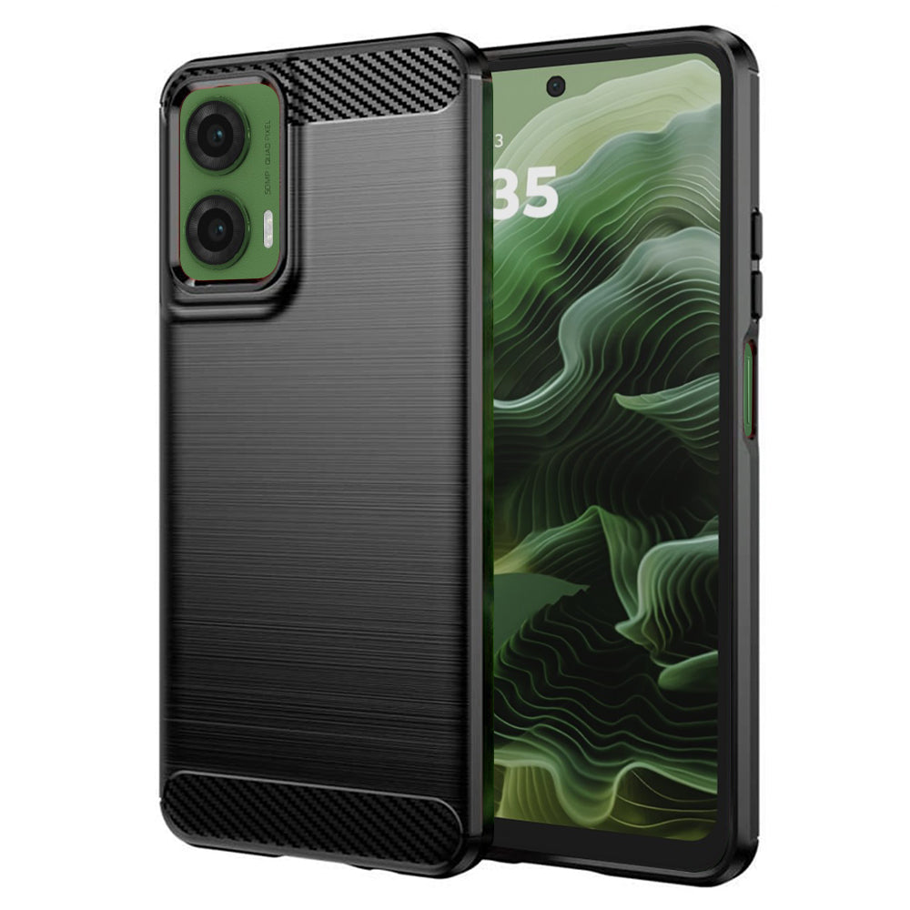 Techsuit - Carbon Silicone - Motorola Moto G35 - Black