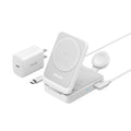 Anker - Charging Station MagGo 3in1 (B2557321) - Qi2, for Apple, 15W, with USB-C Charger and Cable Type-C - White