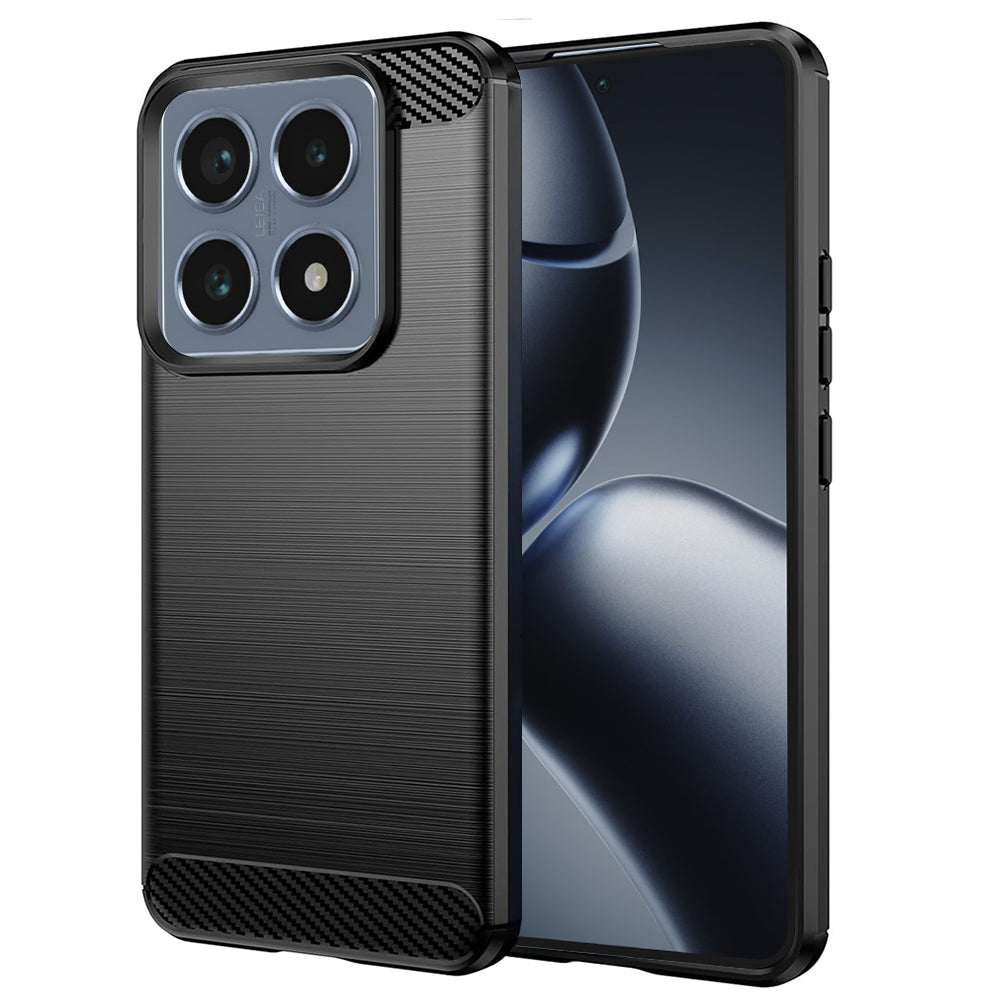 Techsuit - Carbon Silicone - Xiaomi 14T Pro - Black