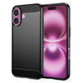 Techsuit - Carbon Silicone - iPhone 16 Plus - Black