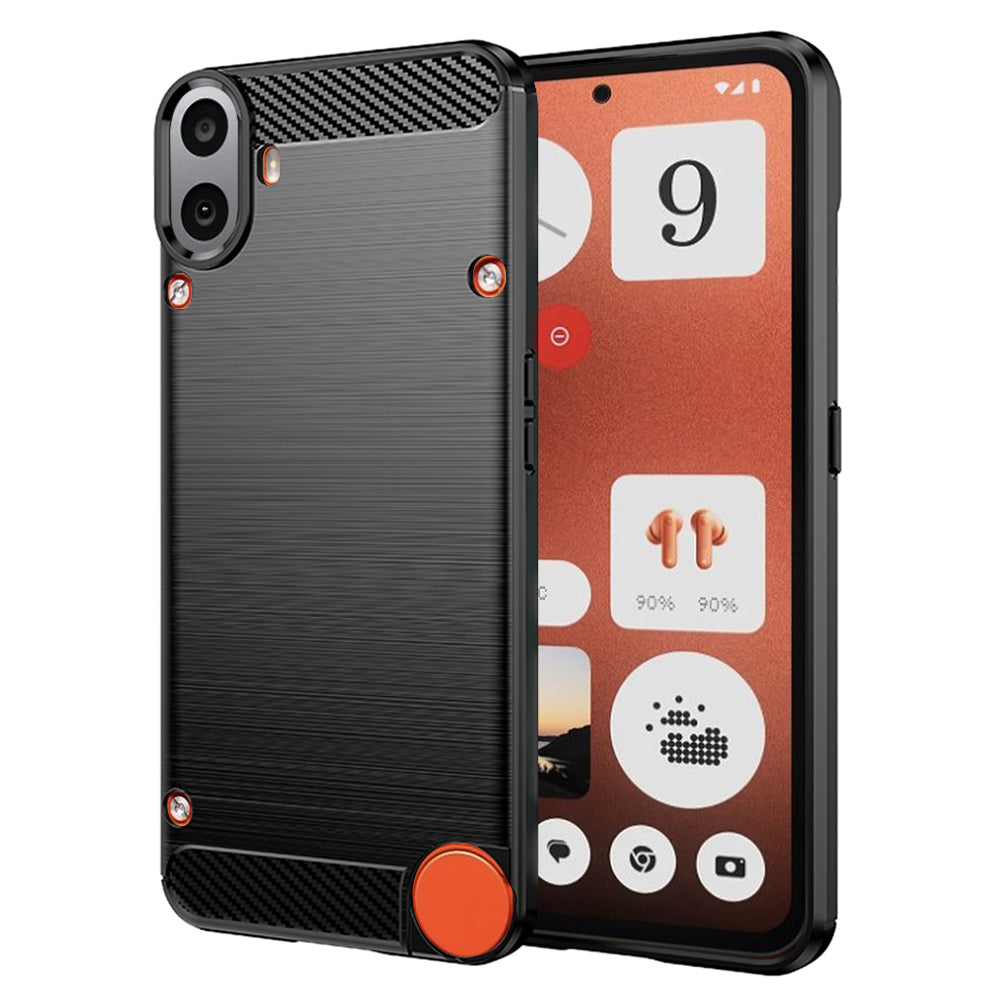 Techsuit - Carbon Silicone - Nothing CMF Phone 1 - Black