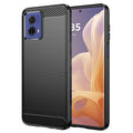 Techsuit - Carbon Silicone - Motorola Moto G85 - Black