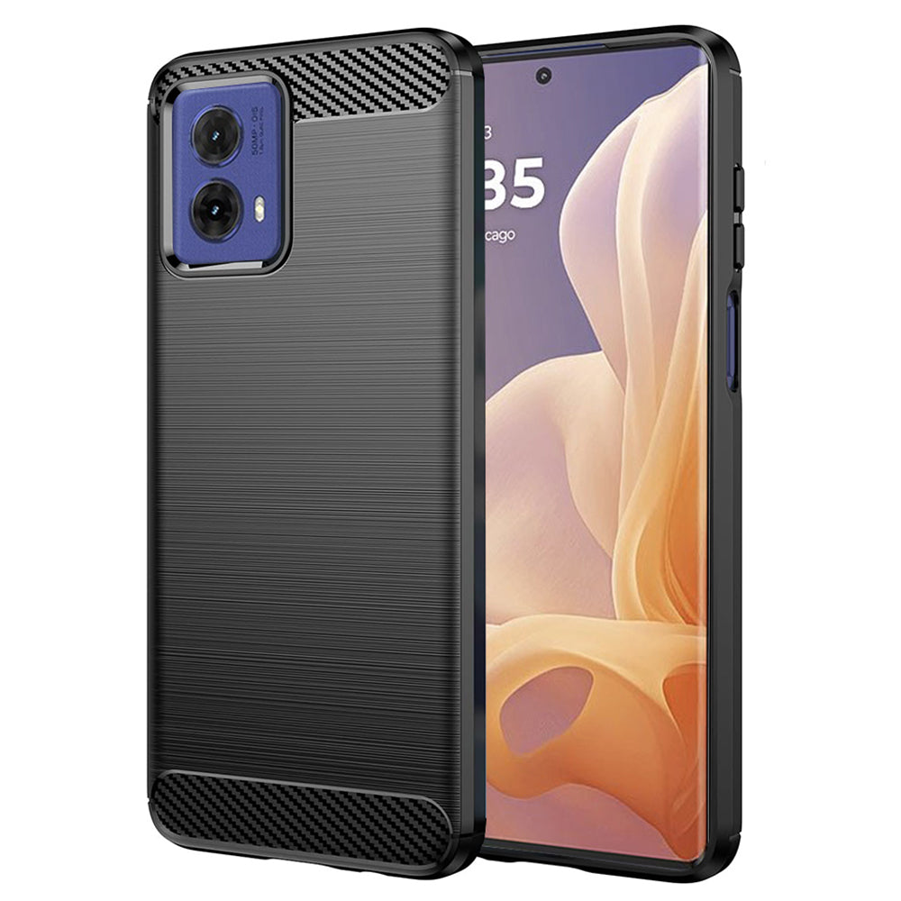 Techsuit - Carbon Silicone - Motorola Moto G85 - Black