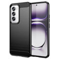 Techsuit - Carbon Silicone - Oppo Reno12 - Black