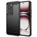 TechSuit Husa de protectie Techsuit Carbon Silicone compatibil cu Oppo Reno12 Pro, Negru