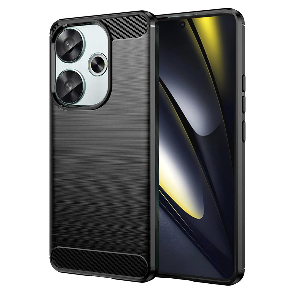 Techsuit - Carbon Silicone - Xiaomi Poco F6 - Black