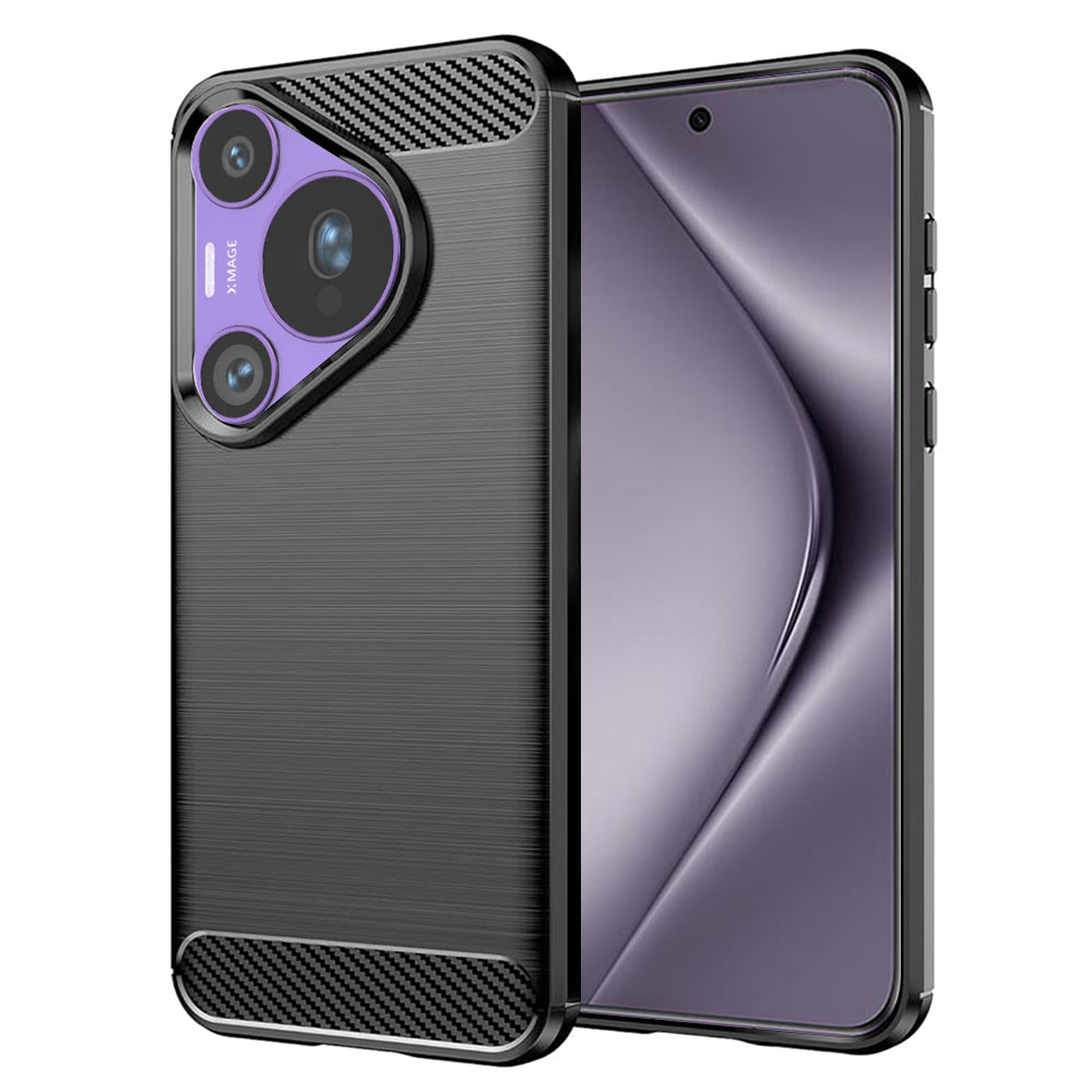 Techsuit - Carbon Silicone - Huawei Pura 70 Pro - Black