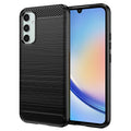 TechSuit Husa de protectie Techsuit Carbon Silicone compatibil cu Samsung Galaxy A34 5G, Negru