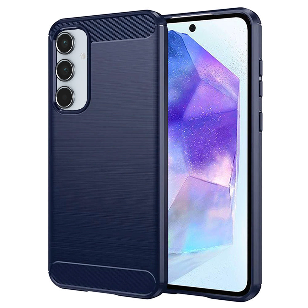 Techsuit - Carbon Silicone - Samsung Galaxy A55 5G - Blue