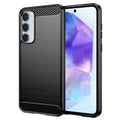 Techsuit - Carbon Silicone - Samsung Galaxy A55 5G - Black