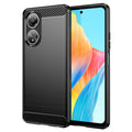 Techsuit - Carbon Silicone - Oppo A58 4G - Black