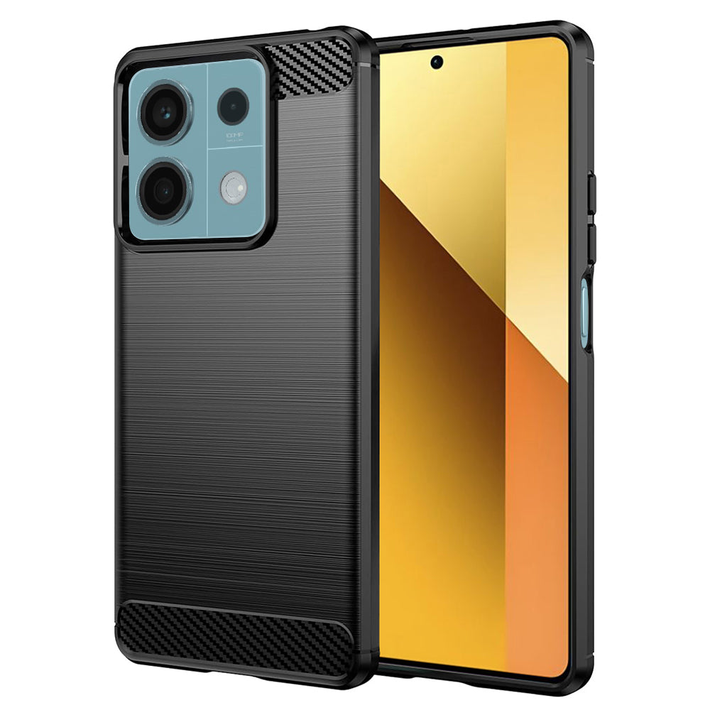 Techsuit - Carbon Silicone - Xiaomi Redmi Note 13 5G - Black