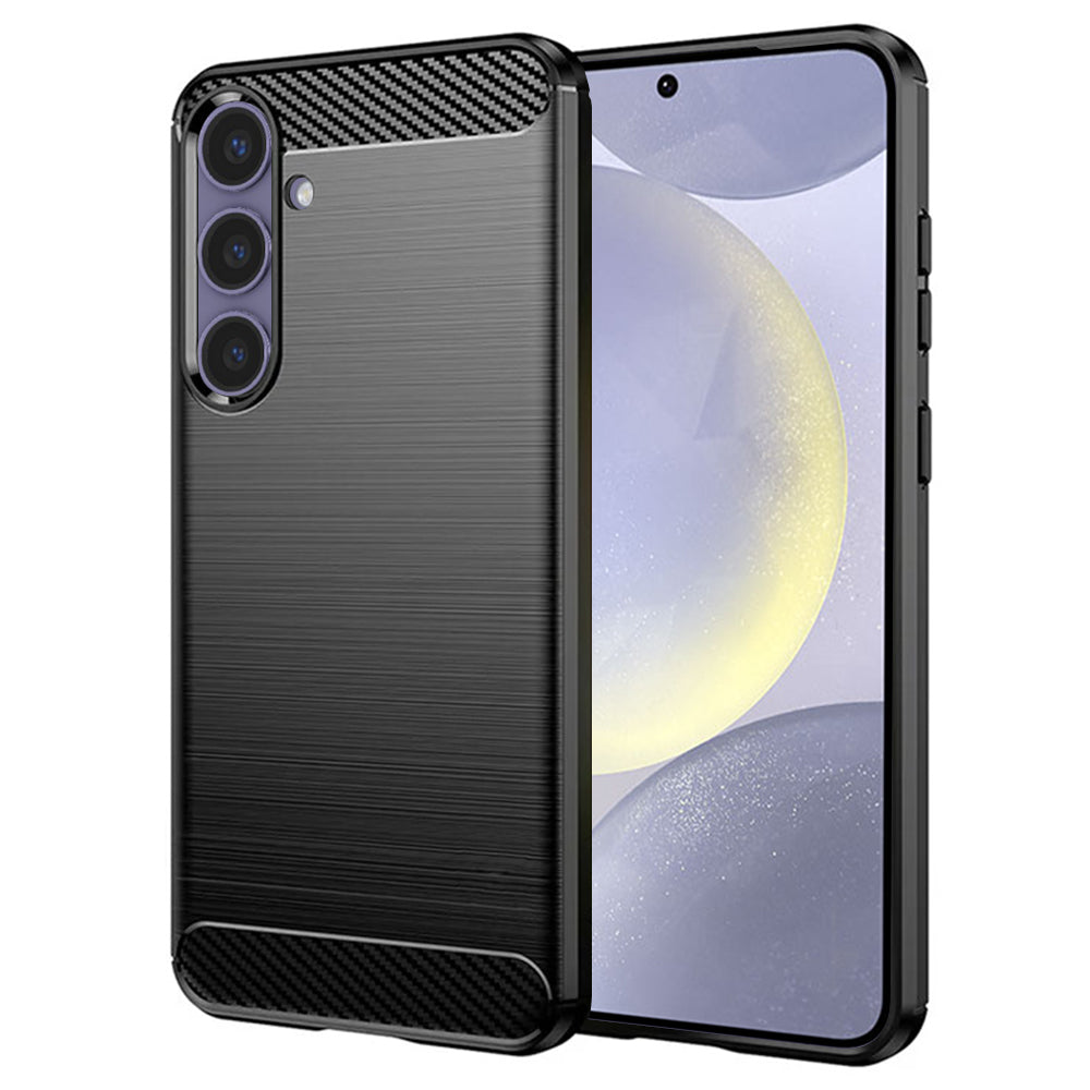 Techsuit - Carbon Silicone - Samsung Galaxy S24 Plus - Black