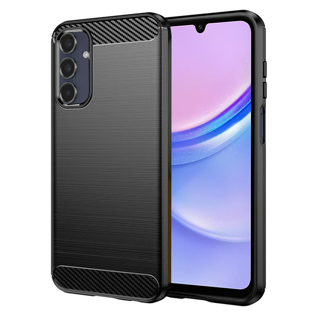 Techsuit - Carbon Silicone - Samsung Galaxy A15 4G / A15 5G - Black